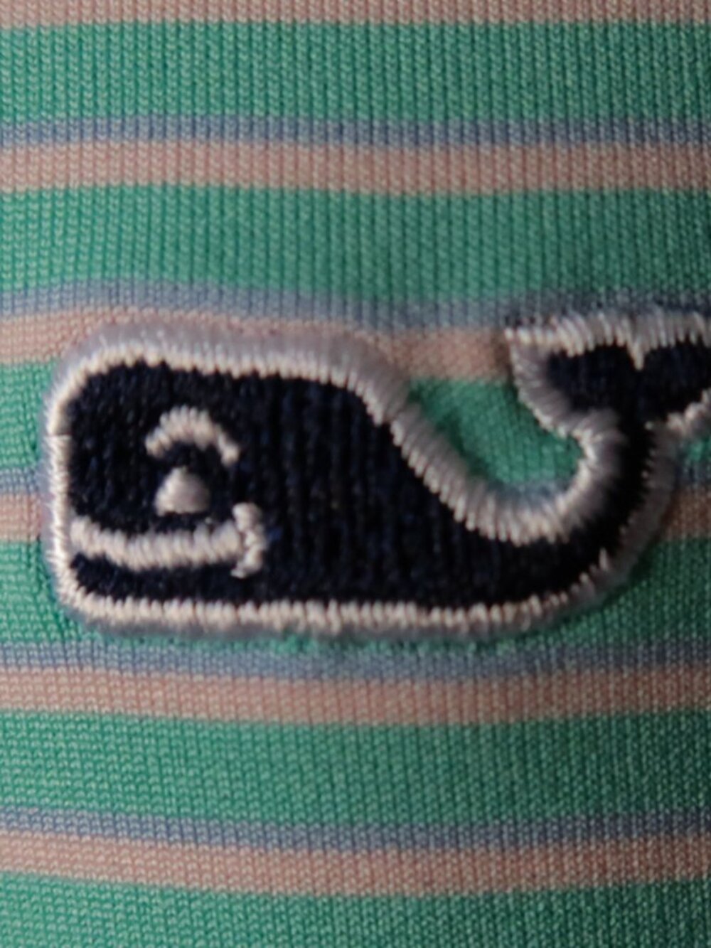 Vineyard Vines Performance Green Striped Stretch Polo (XXL) ⛳️